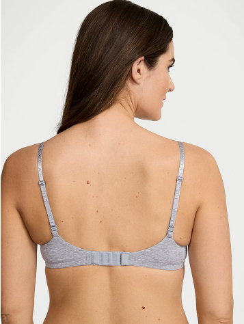 Cotton Logo Hardware Lightly Lined Wireless Bra