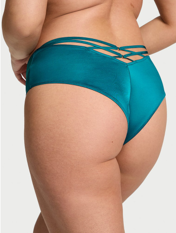 Strappy-Back High-Leg Cheeky Panty