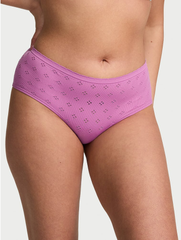 Seamless Eyelet Hiphugger Panty