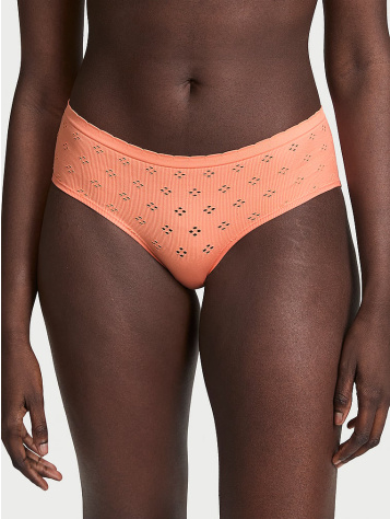Seamless Eyelet Hiphugger Panty