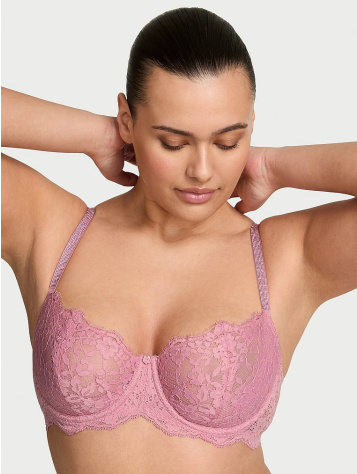 Wicked Twinkle Strap Unlined Lace Balconette Bra