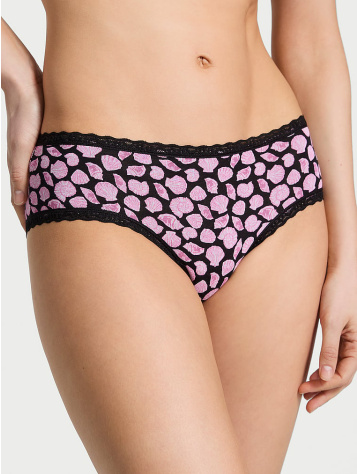 Cotton Lace-Waist Cheeky Panty