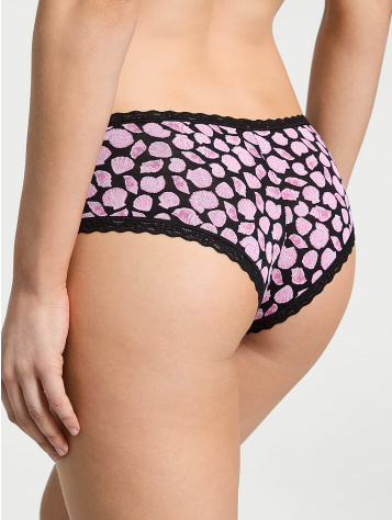 Cotton Lace-Waist Cheeky Panty