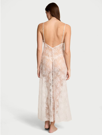 Rose Lace Long Slip