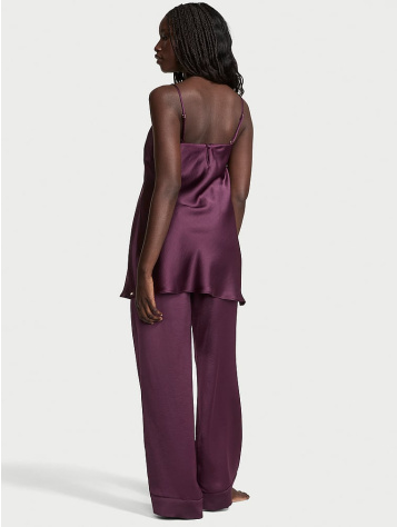 Luxe Satin Tunic Cami & Pant Set