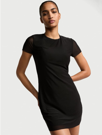 Beachwear Mesh Mini Dress