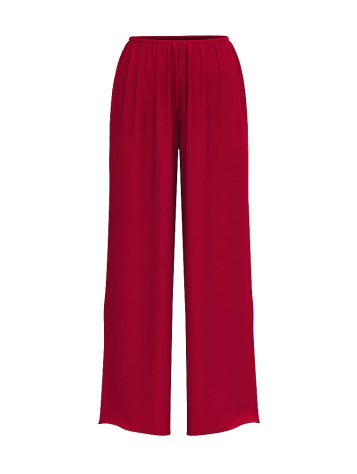 Beachwear Sheer Crinkle Wide-Leg Pants