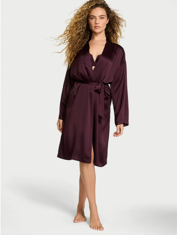 Satin Midi Robe